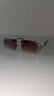 Cartier Big C Diamond Cut Brown Frameless Lens