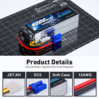 Zeee 5s Lipo Battery 4000mah 18 5v 100c Ec5 For Rc Helicopter Airplane Car Truck