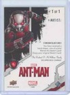 Marvel 2015 Upper Deck Ant-man Artist Ap Vertical Sketch Card Blank 1 1 C1