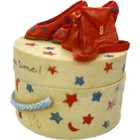 Hallmark Marjolein Bastin Party Shoes Trinket Box With Rubber Stamp