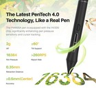 Huion Kamvas Pro 16 V2 15 6  Drawing Tablet Display 16k Levels Pentech 4 0 Pen