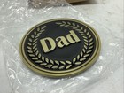    dad    Medallion Magnetic Batesville Life -stories Black  brass Magnetic Funeral