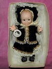 Vintage Kewpie Rose O neil 14  Jointed Porcelain Fancy Velvet Outfit Orig  Box 