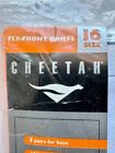 Rare Vtg Cheetah Boys Fly Front Briefs 100  Cotton 6 Pair Size 16 Made In Canada