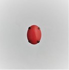 Stunning Oval Red Prong Set Glass Hatpin Hp-228