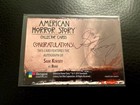 Sam Kinsey As Beau Signed 2x Autograph American Horror Story 2014 Trading Card