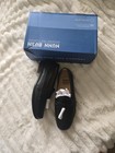 Nunn Bush Strafford Woven Leather Dress Loafer Memory Foam Black Men   s 8 M