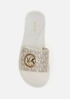 Michael Kors Women s Mk Charm Hardware Vanilla Slide Sandals