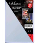 25-pack  Ultra Pro 4x6 Toploaders 4  X 6  Topload Rigid Card  Photoholders   cp
