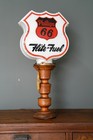 Original Phillips 66 Flite Fuel Gas Pump Globe Sign 1950 s Desktop Lamp Vintage