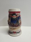 Budweiser 2001 Holiday Beer Stein Collector s Series Original Box   Coa