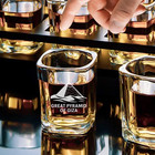 Custom Engraved Great Pyramid Of Giza Shot Glass     2 2 Oz Square Shot Glass