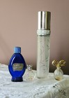 4 Empty Perfume Bottle Lot  Various Brands  Collectible Vintage Miniatures Euc
