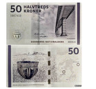 2016 Denmark 50 Kroner P 65 Unc New Banknote