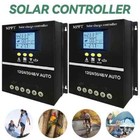 2pc 4000w 100a Mppt Solar Charge Controller 12v 24v 36v 48v Battery Pv Regulator