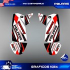 Polaris Predator 500 Graphics Full Decals Stickers Kit Atv