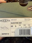Nib Keen Newport H2 Sandals Toddler Size 5 Black stone Gray