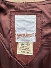Vtg 70s Leather Vest Gandalf Detroit Size 36