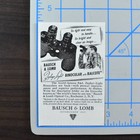 1946 Bausch   Lomb Binoculars Vintage Print Ad Post-wwii Rochester  Ny 3  X 4 