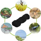 Heavy Duty Netting For Bird Poultry Aviary Game Pens 25 X 50 Net Black Mesh
