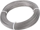 Stainless Steel 1 8  7x7 Wire Rope 100ft Durable Cable For Railing   General Use