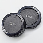 Rear Lens Cap   Body Cap Set For Olympus Om Mount Om1 Om2 Om3 Om4 Om10 35mm Slrs