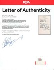 Frank Bruiser Kinard Psa Dna Autograph 1979 Personal Letter Signed