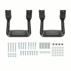 2pcs Universal Truck Side Step Nerf Bars Black Aluminum For For Truck suv pickup