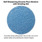 36 60 80 120 Grit 2 In Zirconia Roll Lock Sanding Disc Die Grinder Quick Change