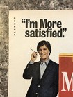 1979 More Cigarettes Print Ad Extra Measure Vtg 1970s I   m More Satisfied