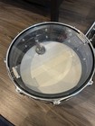Ludwig Used Acrolite Black Galaxy 5x14 Snare Drum   Case   Stands