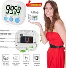 2x Digital Kitchen Timer Magnetic Cooking Lcd Large Count Down Clear Alarm Egg