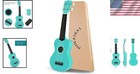 Elegant Blue Soprano Ukulele 21      Lightweight   Durable For Young Musicians