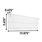 Clear Plastic Bathroom Medicine Cabinet Shelf 12 875 x3 625 
