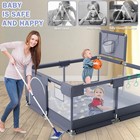 Babyeap Baby Playpen  Play Yard  Toddlers Playards  50 x50  Infant Travel Fence
