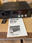 Tascam Da-30 Professional Digital Audio Tape Deck Dat Recorder Powers On  manual