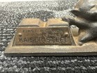 Vintage Kaiser Steel First Pig Iron January 1  1943 Paper Weight  item  219 