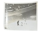 Vintage 1960s Ernie Banks Chicago Cubs Type 1 Baseball Snapshot Photo Early Old