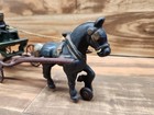 Antique Kenton Cast Iron Horse Drawn Wagon 15  Long