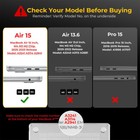 Hard Shell Case For Macbook Air 15 Inch  keyboard  screen Cover A3114 A3241 M3m4