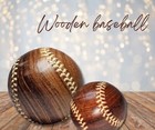 Handcraft Wooden Baseball 