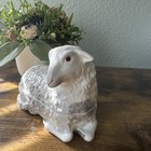 Vintage Mildred R  Mottahedeh Porcelain Figural Lamb Sheep Covered Box Italy