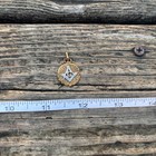 Antique Masonic 14k Gold Pendant 4 3 Grams   