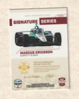 Marcus Ericsson 2024 Parkside Pacific Indycar 500 Signed Signature Series 1 1