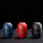 Customize Chinese Kung Fu Teaset Ceramic Portable Teapot Set Travel Gaiwan Tea
