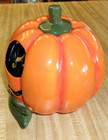 Disney Jack Skellington Ceramic Votive Holder Nos Pumpkin  Halloween