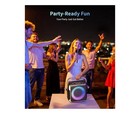 Portable Karaoke Machine Wireless Microphones Bluetooth Speaker Led Lights Tt