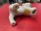 Cat Kitten Figurine All White Playful Pose Ceramic Porcelain Omc Made In Japan -