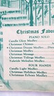 Christmas Favorites Christmas Dream Medley Sheet Music Vintage 1937 Holiday