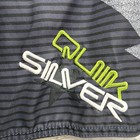 Vintage Quiksilver Board Shorts Mens 32 Gray Green Kelly Slater Signature Surf